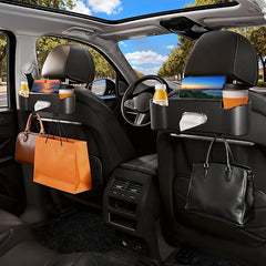 Joezhe backseat organizer snack holder reduces clutter for kids' snacks.