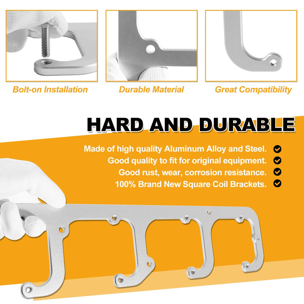 Johntruck coil bracket closeup reveals sturdy aluminum-steel construction