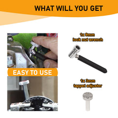 Johntruck valve tool in tight spaces for efficient adjustments