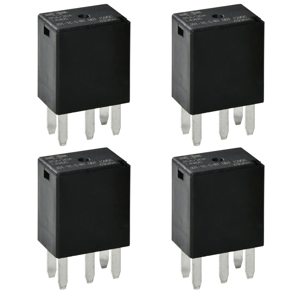 JOINAP automotive relay 5-pin top view demonstrates compact form for space-constrained installations.
