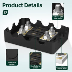Joinfworld 300A ANL fuse pack included for strong protection.