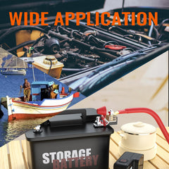 Joinfworld marine-rated fuse block shown in rugged outdoor setting.