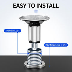 Included spade connectors aid clean, easy wiring with Joinfworld switch.