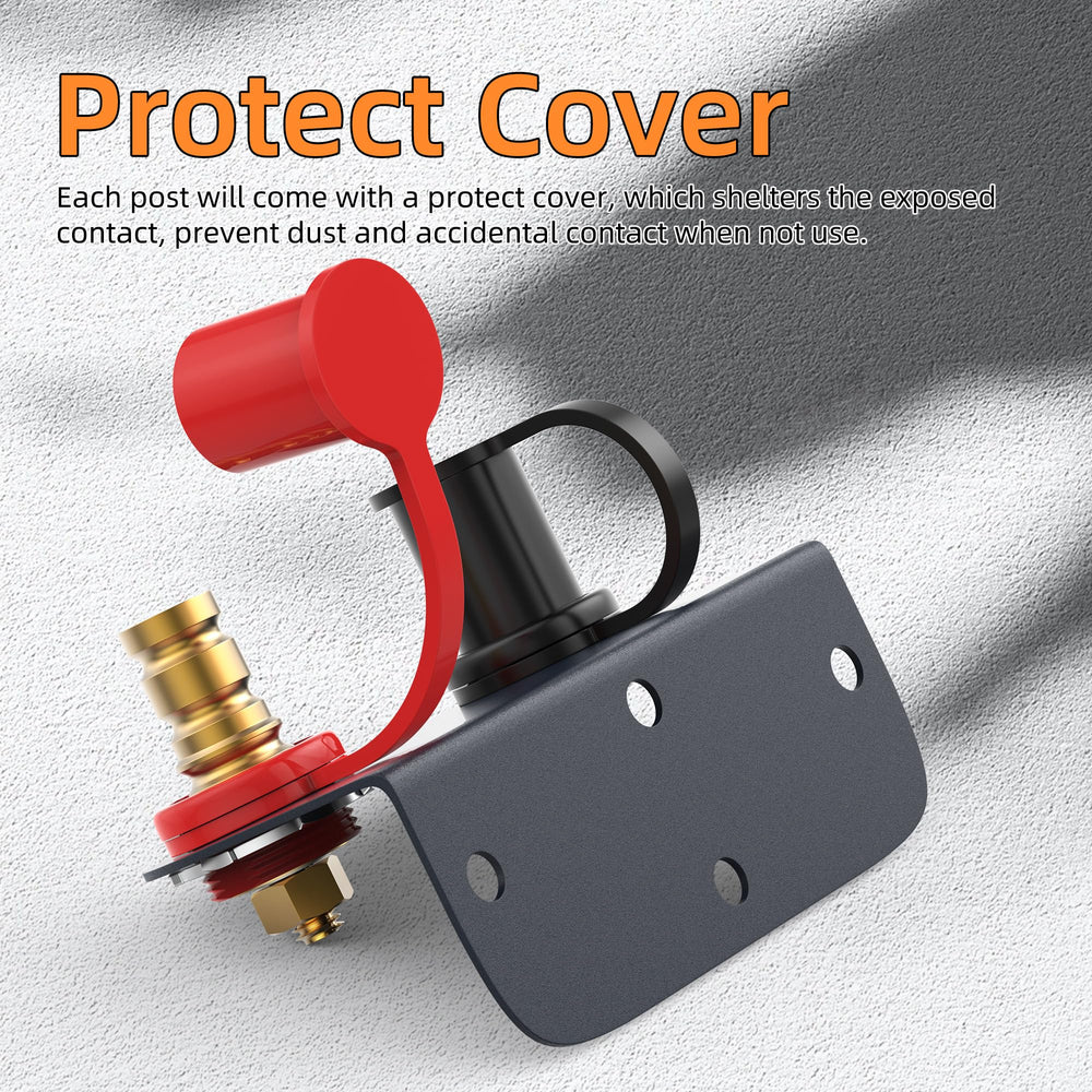 Joinfworld red and black covers shield posts when not in use