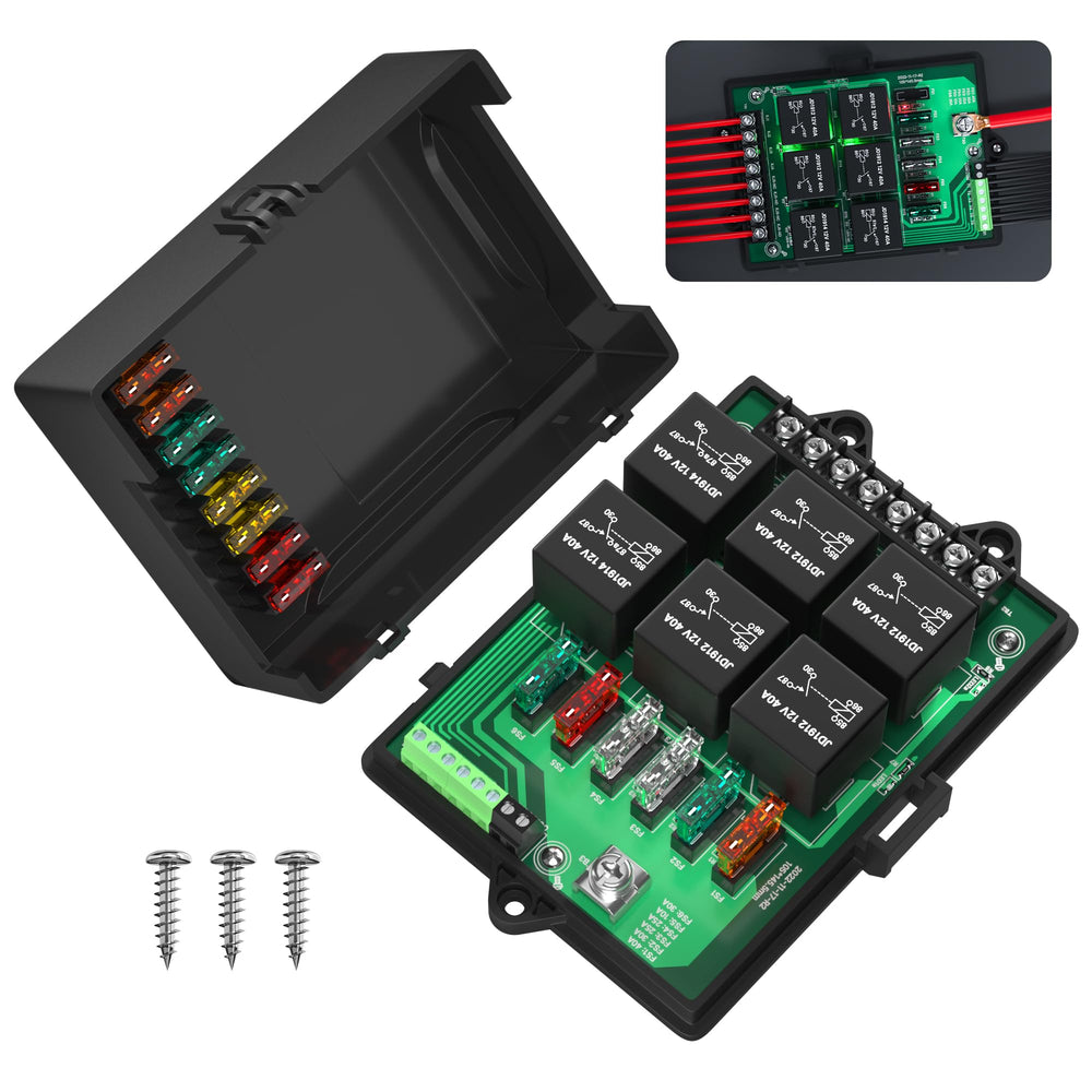 Joinfworld relay box with waterproof cover for rugged vehicle use.