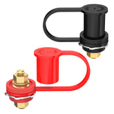 Joinfworld Thru Panel Bulkhead Connector with 3-8 stud copper core for high amperage