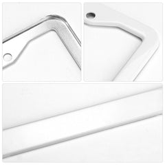 JOJOART Duck camouflage license frame close-up, anti-fade finish and rust resistance.