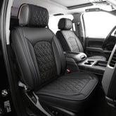 JOJOBAY Chevy Silverado full-set black seat covers protect seats with a sleek, durable look