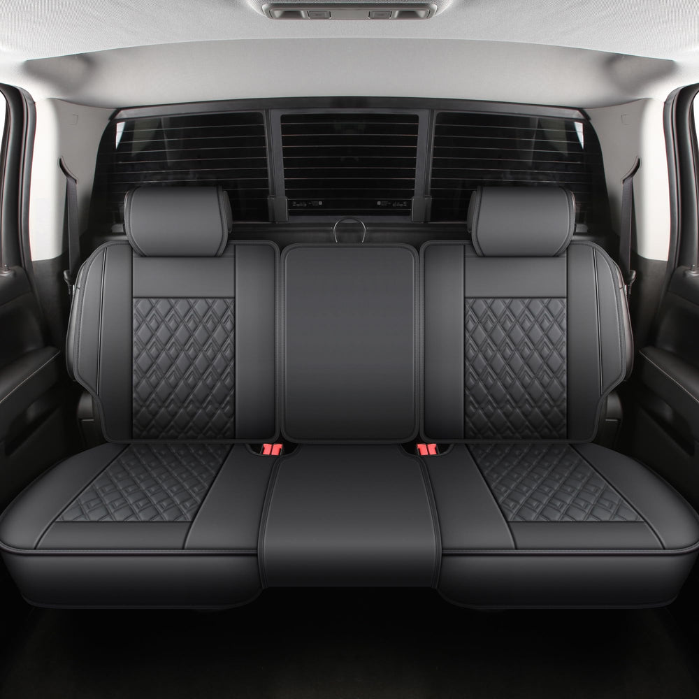 JOJOBAY leather seat covers offer durable PU material with easy cleaning