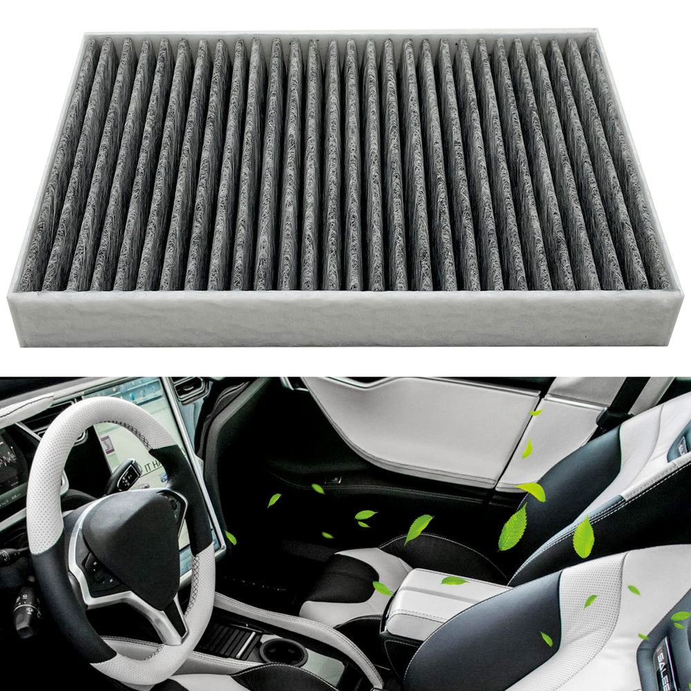 JOJOMARK Tesla Model S cabin air filter with activated carbon for cleaner, fresher cabin air.