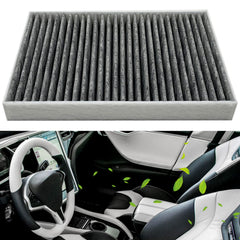 JOJOMARK Tesla Model S cabin air filter with activated carbon for cleaner, fresher cabin air.