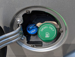 JOJOY LUX green diesel cap highlighting color-coded safety and visibility