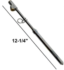 Jon MFB heavy-duty gauge showing brass core construction.