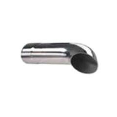 Jones Exhaust JTD112 chrome turn-down tip enhances curb appeal and exhaust finish.