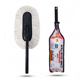 JOPASU car duster with wax-treated fibers lifting dust without scratching
