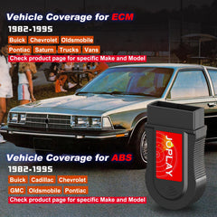 Connector port on JOPLAY OBD1 scanner ready for GM 1982–1995 models