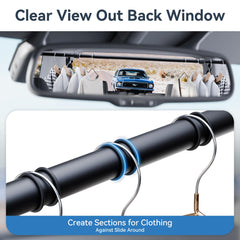Josmimic non-slip rubber bands secure clothes in place.