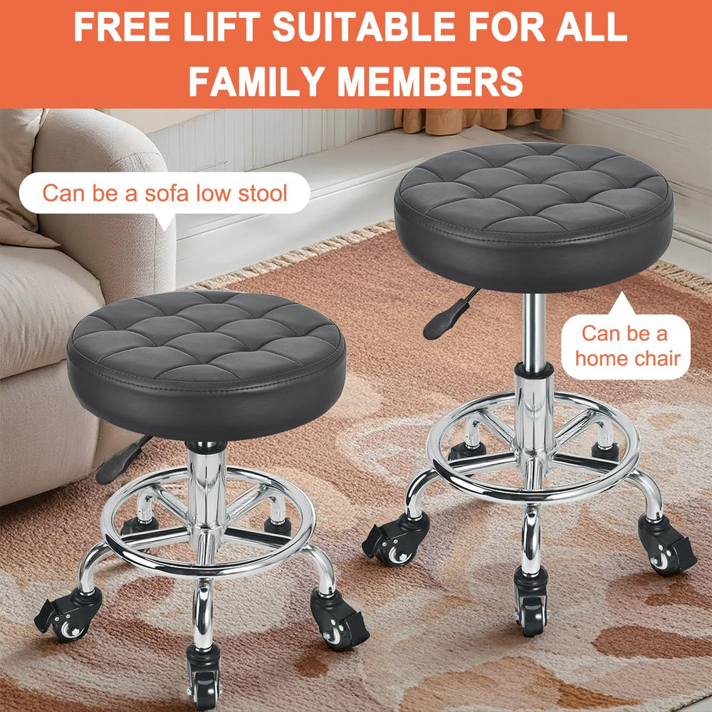 JOSTZHXIN cushioned seat provides comfortable support during long beauty or salon tasks.
