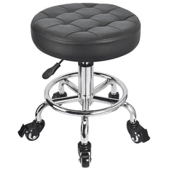 JOSTZHXIN low-height roller stool seat offers comfortable padding for extended sessions.