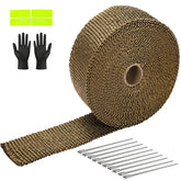 JOUGU exhaust wrap roll 2in x 50ft around exhaust to reduce under-hood heat