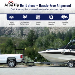 JOUNJIP magnetic base tolerates slight angles for windier days