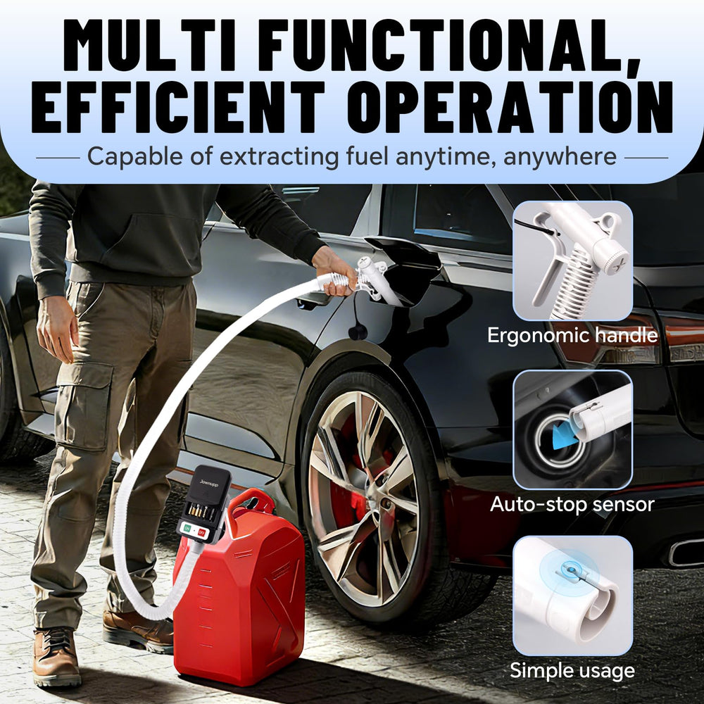 Jownupp transparent hose shows fuel flow clearly