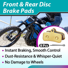 Joworthy Segway X160 rear brake pads for fade resistance
