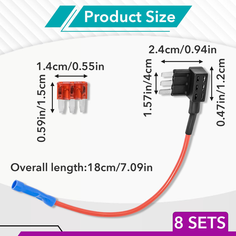 Joworthy fuse tap powers a dash cam without altering factory wiring.