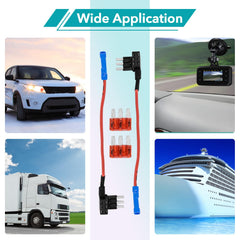 Joworthy universal 12V fit works across cars, trucks, and RVs for LED bars and GPS.