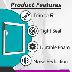 Joworthy dense-foam gasket dampens vibrations during travel and AC operation