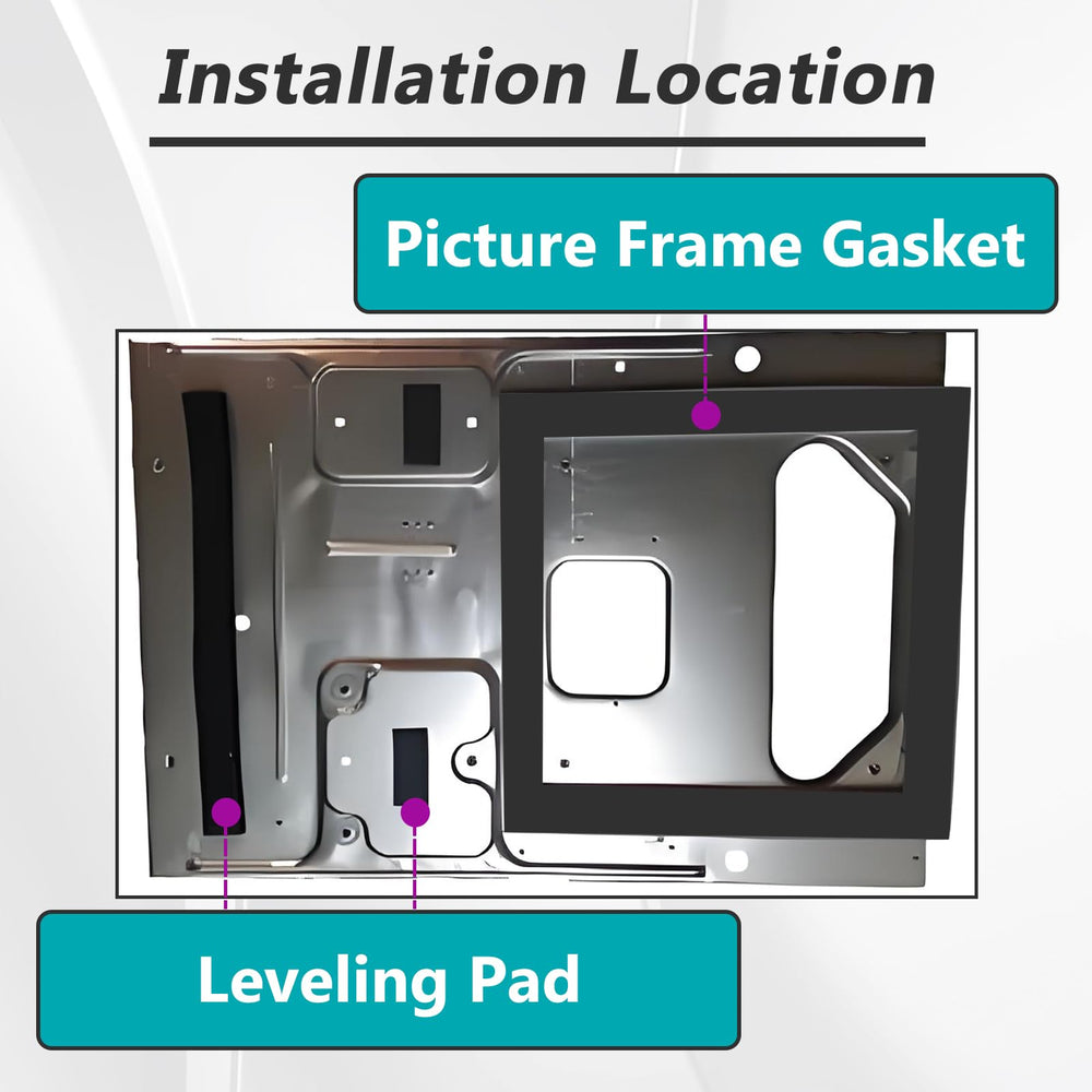 Joworthy 2-pack gasket set designed for RV and camper roof AC units