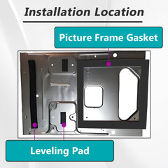Joworthy 2-pack gasket set designed for RV and camper roof AC units
