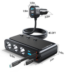 JOYROOM 9-in-1 compact design keeps car interior neat.