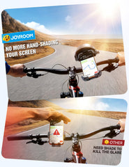 JOYROOM bike phone holder features 360-degree rotation for versatile viewing.