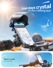 JOYROOM metal clamp arm provides durable support for stable mounting.