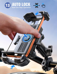 JOYROOM metal extension clamp provides stable mounting on handlebars