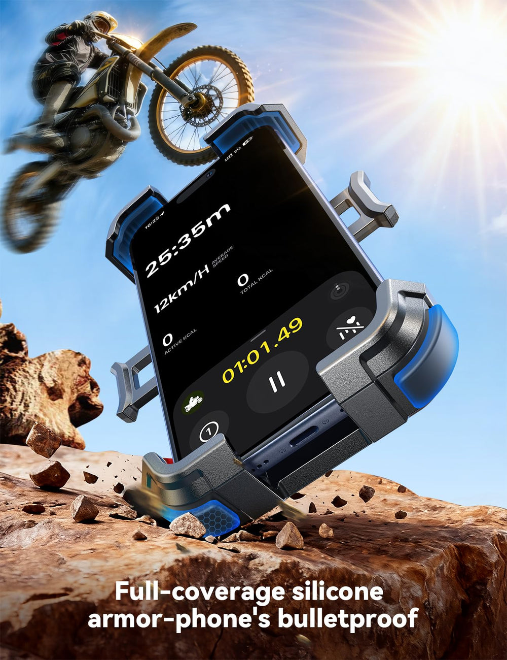 JOYROOM one-click lock ensures quick mounting and release.