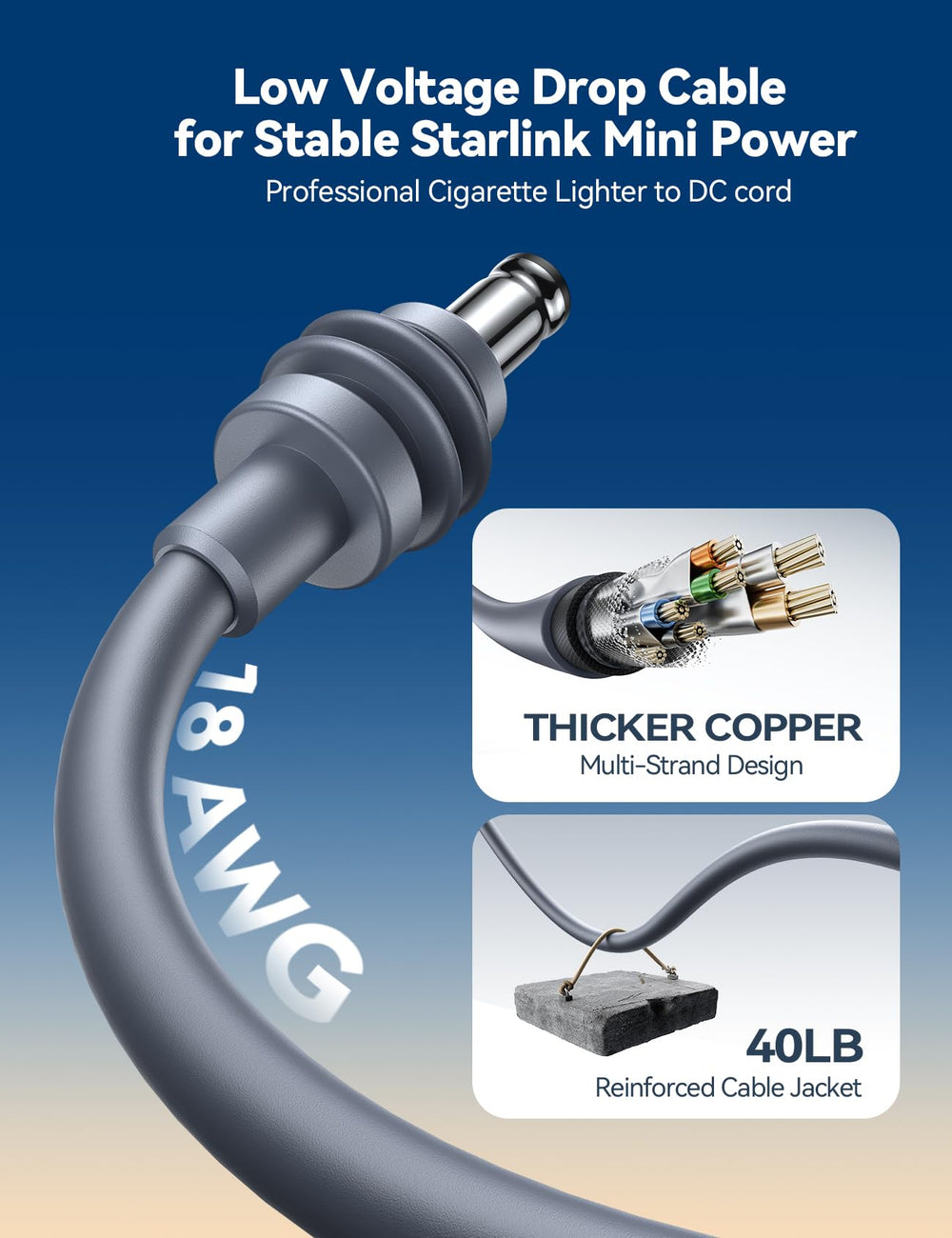 JOYROOM Starlink Mini Car Adapter robust fire-resistant housing ensures safety.
