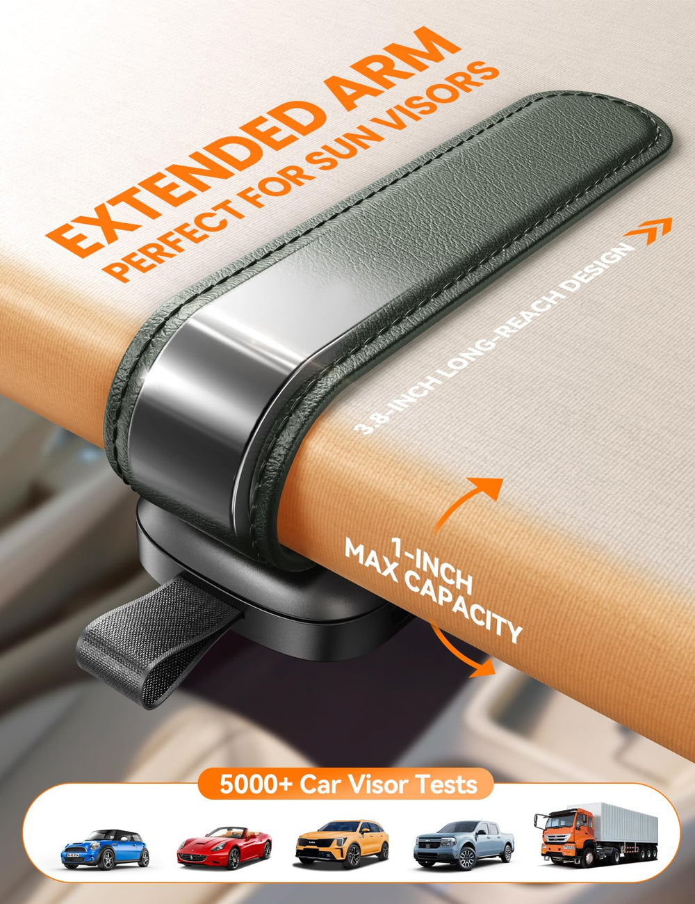 JOYROOM easy installation clips to your sun visor in seconds.
