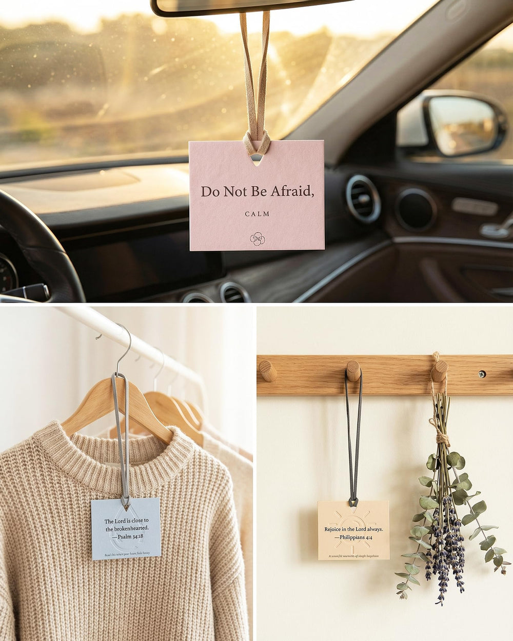 Joytezz calming-themed cards for a peaceful on-the-go drive