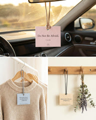 Joytezz calming-themed cards for a peaceful on-the-go drive
