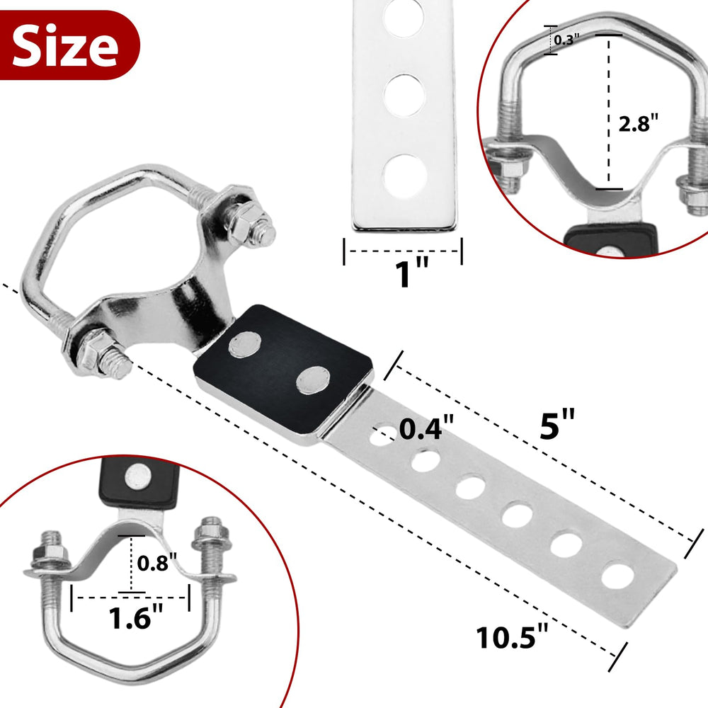 Joytrace included anti-rattle bolts ensure secure tool-free installation.