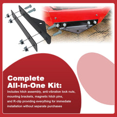 Joytrace multi-attachment versatility enabling towing carts and sprayers