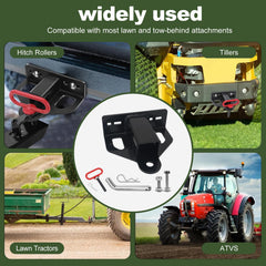 Joytrace reinforced bolt-on mounting with laser-cut slots reduces wobble during towing.