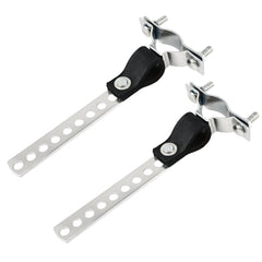 Joytrace 2-pack muffler hanger with eight-hole carbon steel design for flexible RV exhaust mounting