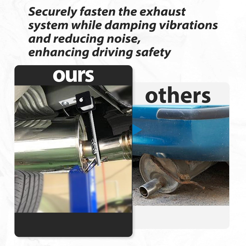 Joytrace weld-on heavy-duty bracket demonstrates secure exhaust support