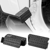 JOYTUTUS 120° ergonomic foot pegs for Wrangler with secure grip on rough trails