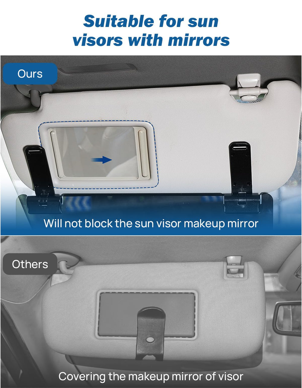 Anti-glare JOYTUTUS visor extension enhances forward visibility