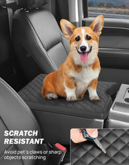 Joytutus armrest cover adds soft, comfortable padding for long drives.
