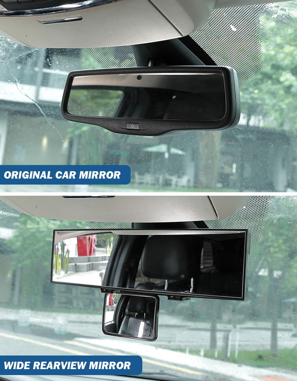 JOYTUTUS baby mirror detaches for quick backseat monitoring while driving